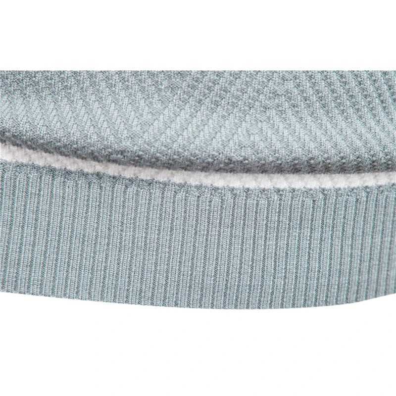 New Autumn Pullover Mens Sweater O-neck Patchwork Long Sleeve Warm Slim Winter Sweaters Men Casual Fashion Sweater Men ClothingT251103