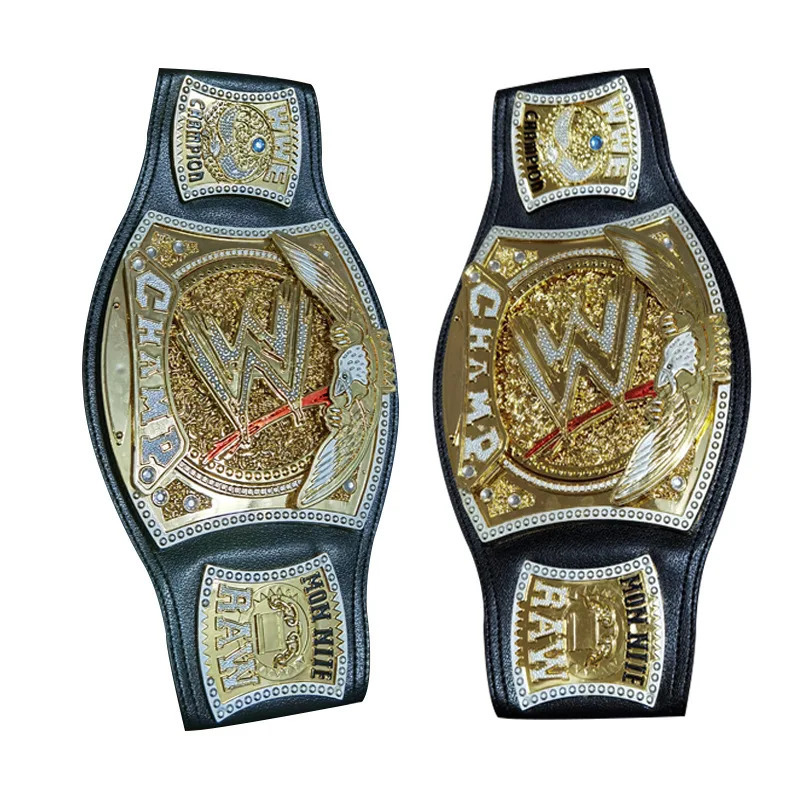 Wrestler Championship Belts Action Characters Figure Toys Occupation Wrestling Belt Gladiators Model Fans Children Gift 250403