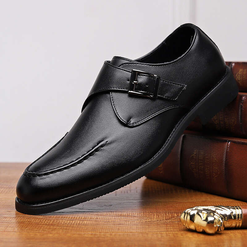 2024 Men's Large Size Spring New Fashion British Style Casual Leather Shoes Trend Four Seasons
