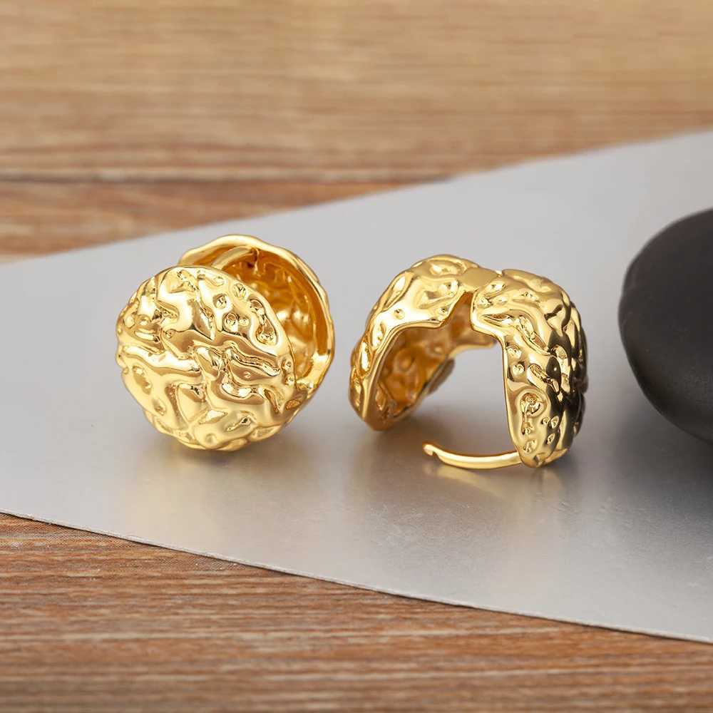 Nidin High Quality RoundStar Shape Ear Clip Earrings No Piercings Fake Cartilage For Female Copper Personality Jewelry Gifts C251103