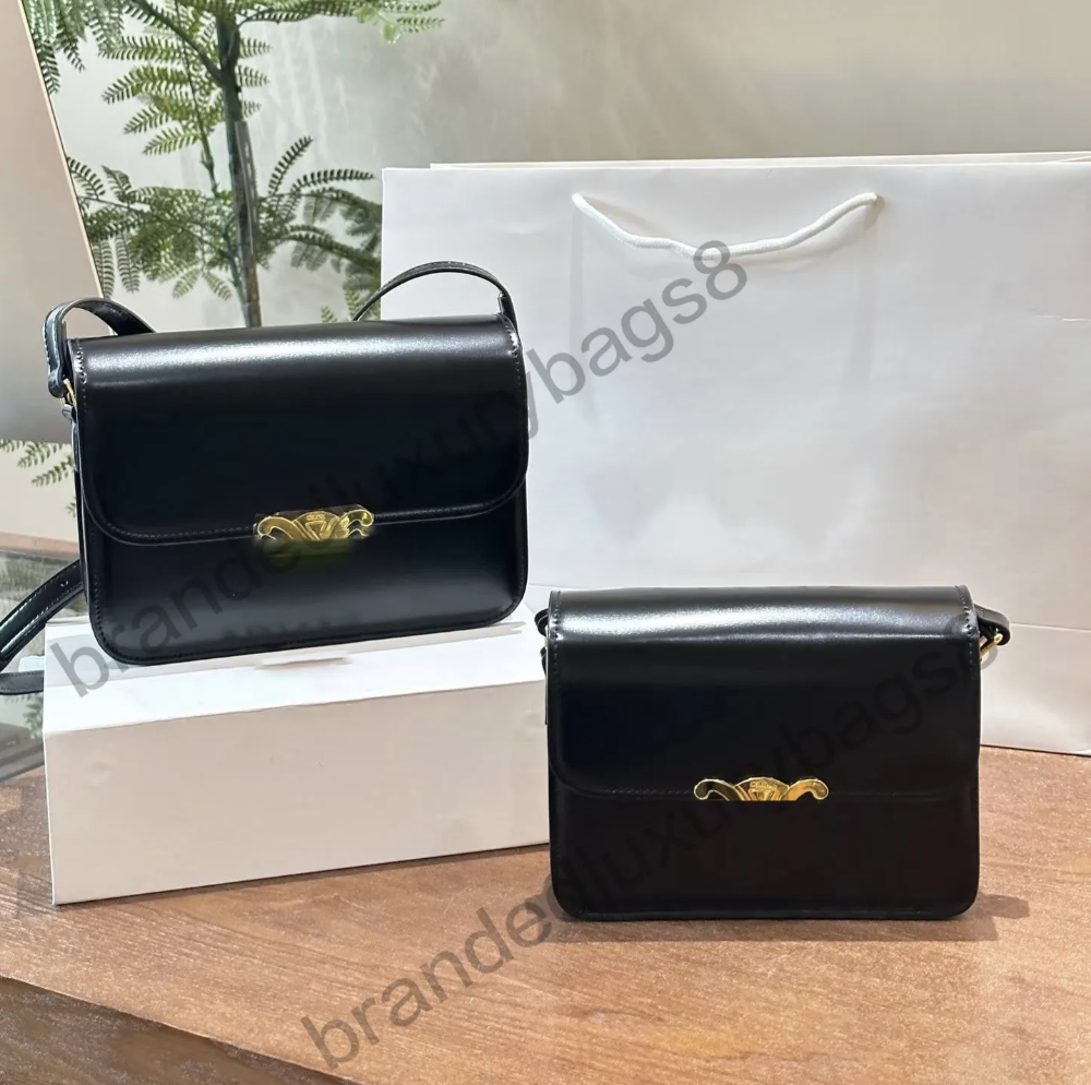 designer bag crossbody bag triomphes bag Genuine Leather Women Shoulder bag top quality Classic teen Wallet ladies luxury bag Underarm Saddle bag