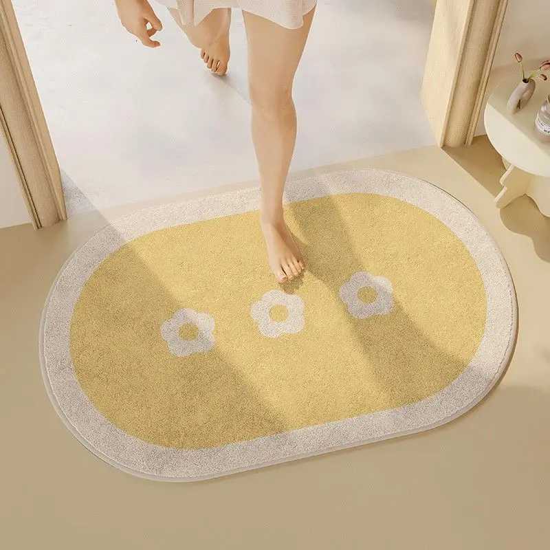 Bathroom floor mat bedroom carpet home floor mat door mat entrance toilet door mat bathroom absorbent floor mat C251103