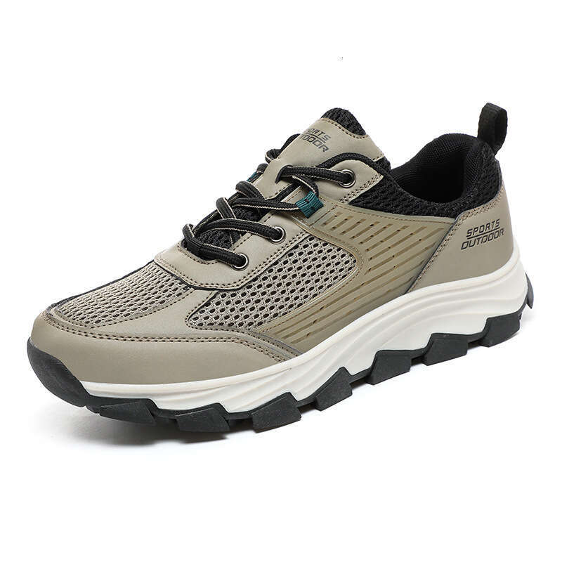 Spring/Summer New Outdoor Low Top Mountaineering Shoes with Mesh Breathable Couple Large Size Men's Casual Sports Shoes, Women's