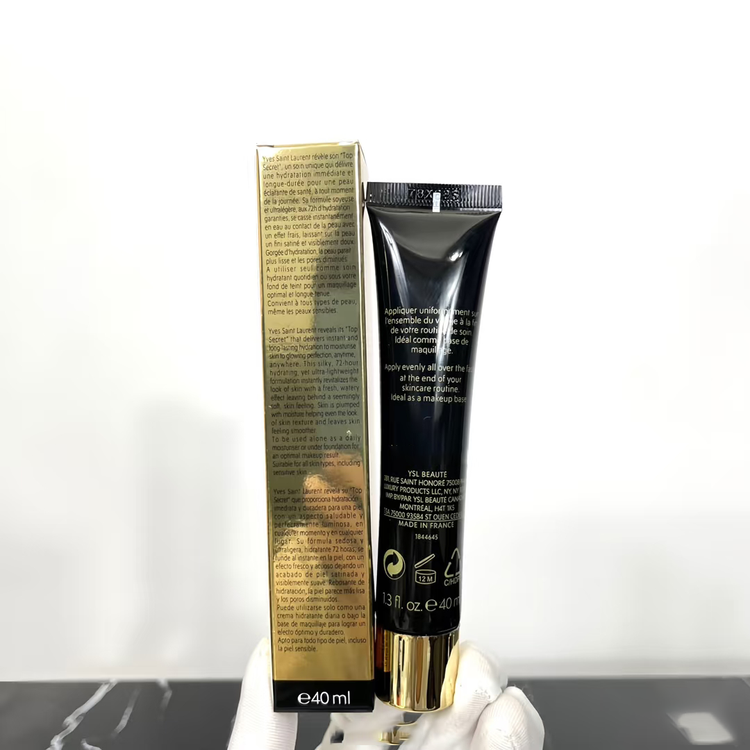 Black Satin Brightening Skin Brightening Primer Instant Moisture Glow Moisturizing Isolating Lotion Refreshing Brightening Hidden Pores