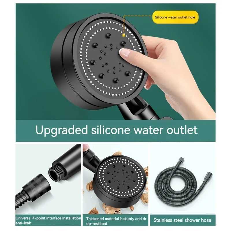 High Pressure 6-Mode Shower Water Saving One-Key Stop Ideal for He Bathro RV Y251103
