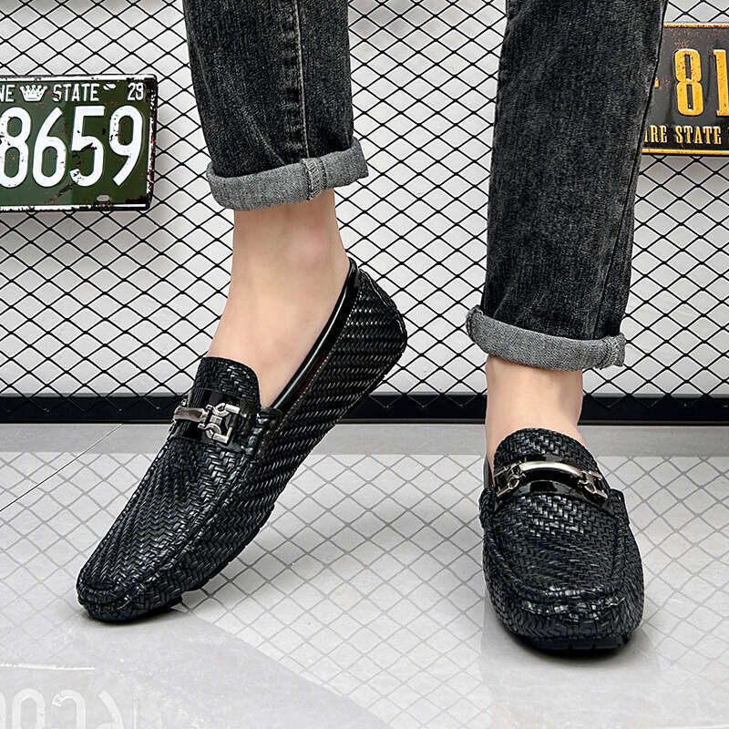 Large bean size 38-48 men's 2023 new spring and autumn casual driving shoes