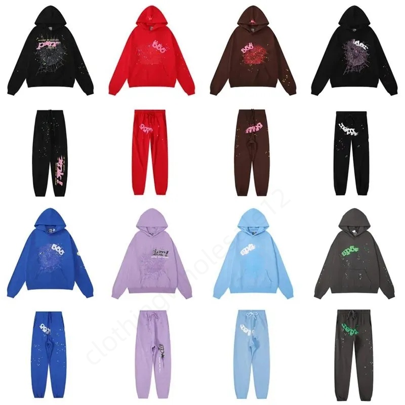 spider web designer hoodies 2025 pink sweatshirts y2k sp5dert sp5der sp5yder sp5dier sp5def pullovers tracksuit