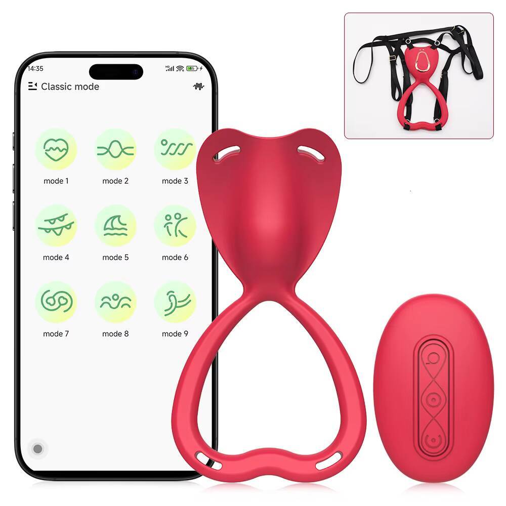 Wearable Automatic Flap Clitoris Vibrating Silicone Sexual Adult Product Toys for Women
