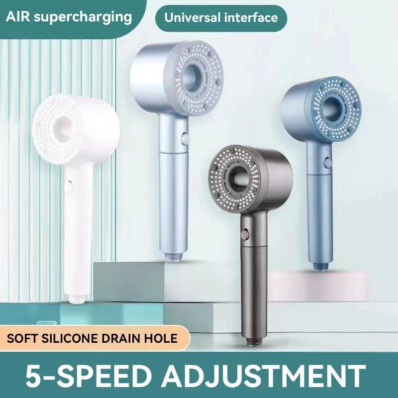5 Modes Shower High Pressure Shower Portable Filter Rainfall Faucet Tap Bathro Bath He Bathro New Upgrade Y251103