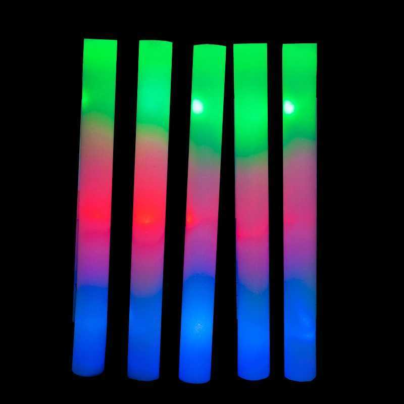60Pcs RGB LED light-emitting bulk color LED light-emitting rod foam rod cheerleading tube dark birthday party supplies X250402