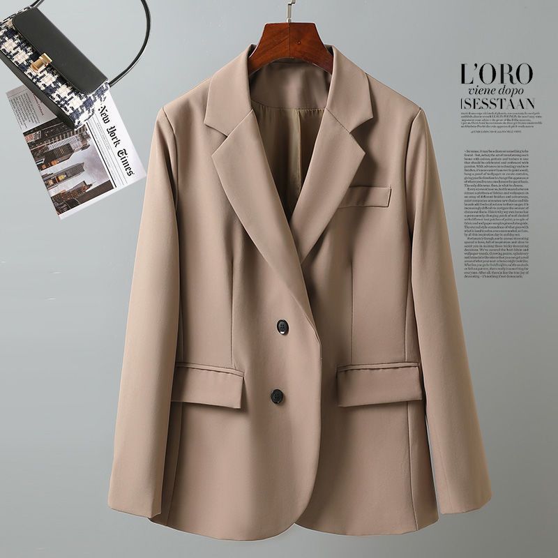 G41Chic Female Winter and Spring Outfit - Stylish White Blazer for Students