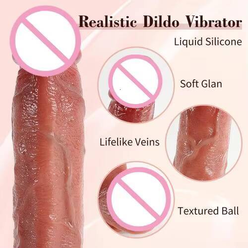 Remote Thrusting 86 Inches Lifelike Medical Liquid Silicone Dildo Artificial Penis Vibrator Sex Toys for Woman Sex Products