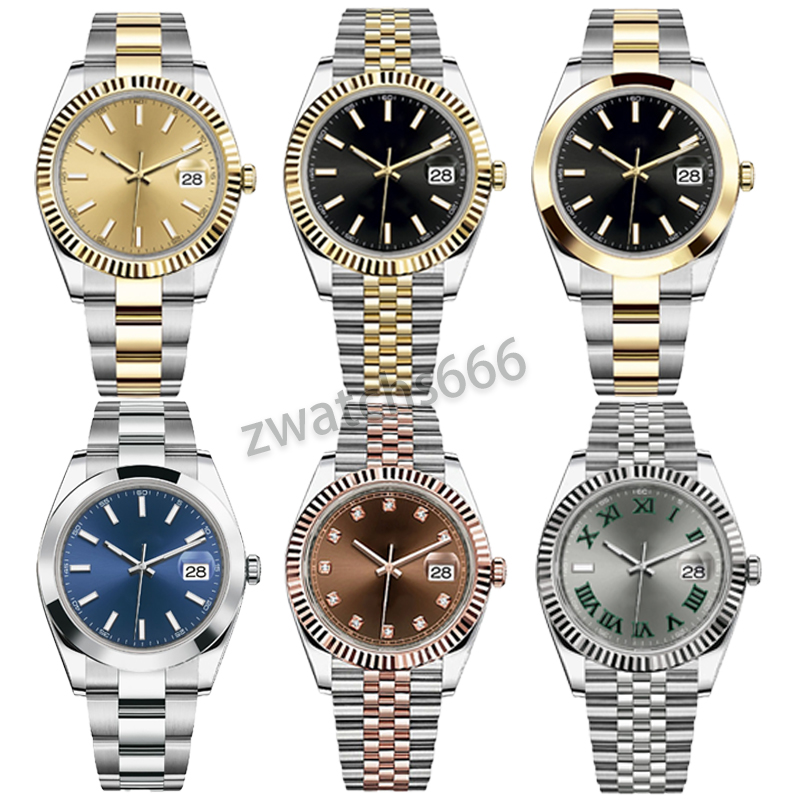 Classic Popular brand stainless steel strap watch mens and womens luxury gift automatic mechanical watch fashionable simple watch 41MM36MM31MM Size AAA quality