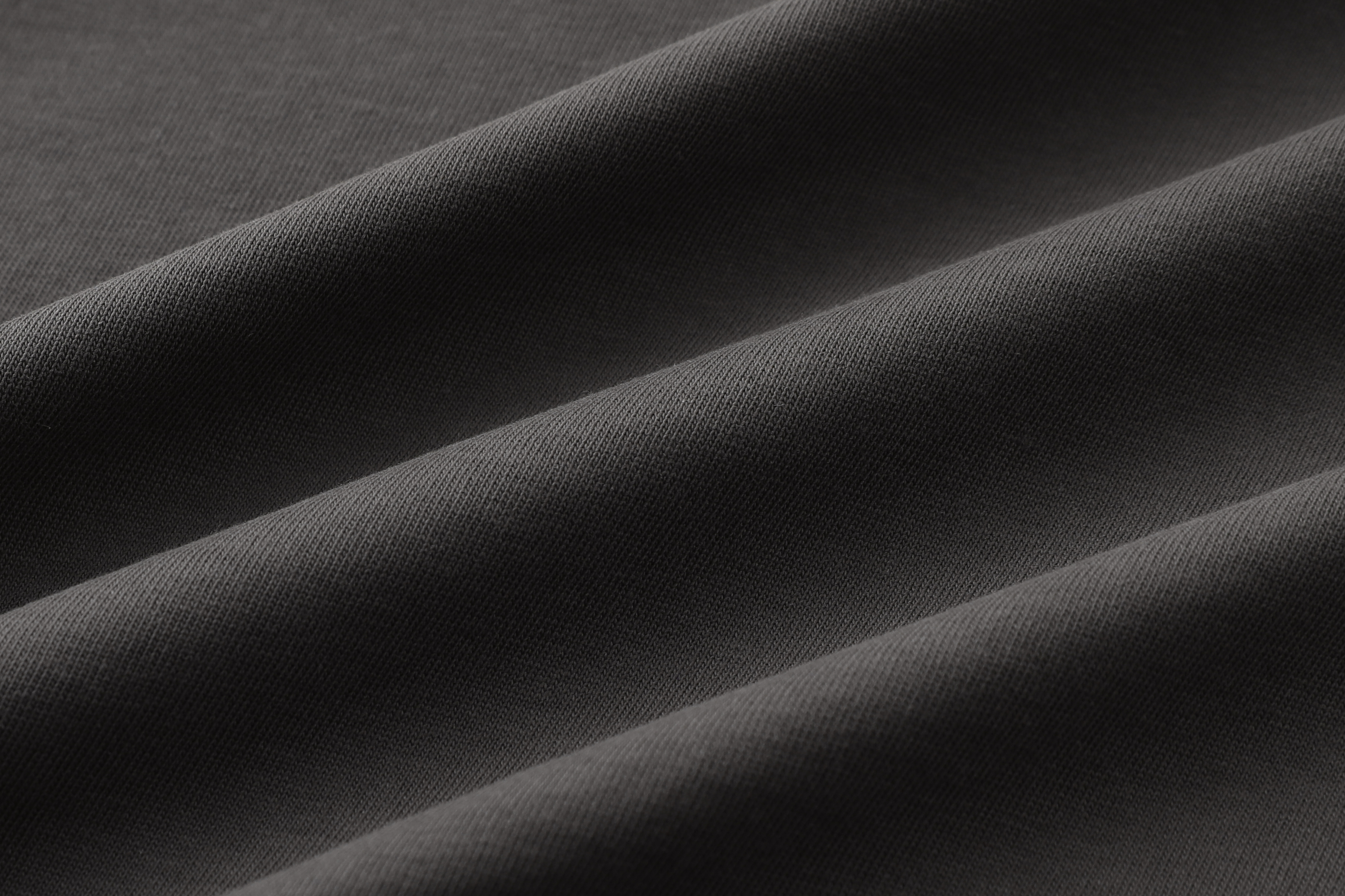 LENLOUES Unisex Oversized Short Sleeve T-Shirt | Dark Gray Structured Panel Crew Neck Tee, Streetwear Brand Logo Casual Top for Men Women LNS-1021