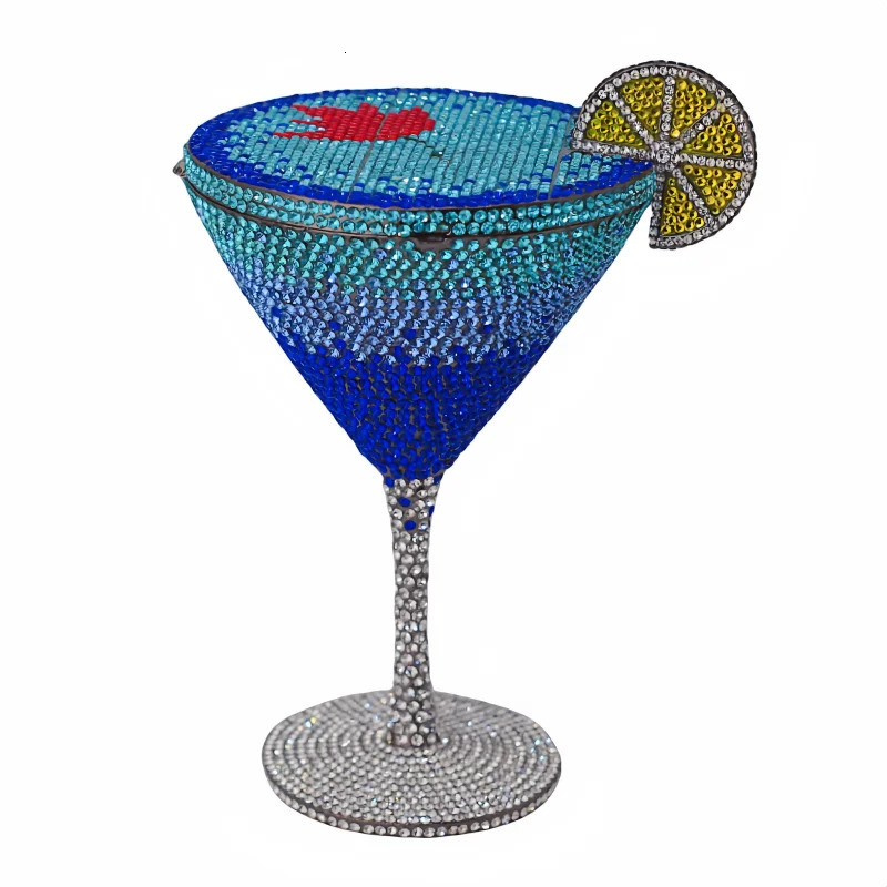 Martin Cocktail Cup Diamond Evening Bag Arrival Crystal Bridal Handbag Dinner Clutches Female Crystal Purse Rhinestone Bags 251029