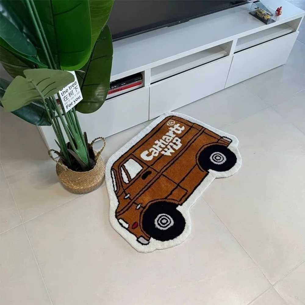 VIKAMA Summer Carpets Car Carpets Living Room and Bedroom Bed Carpets Childrens Room Anti-slip Floor MATS Home Decoration C251103