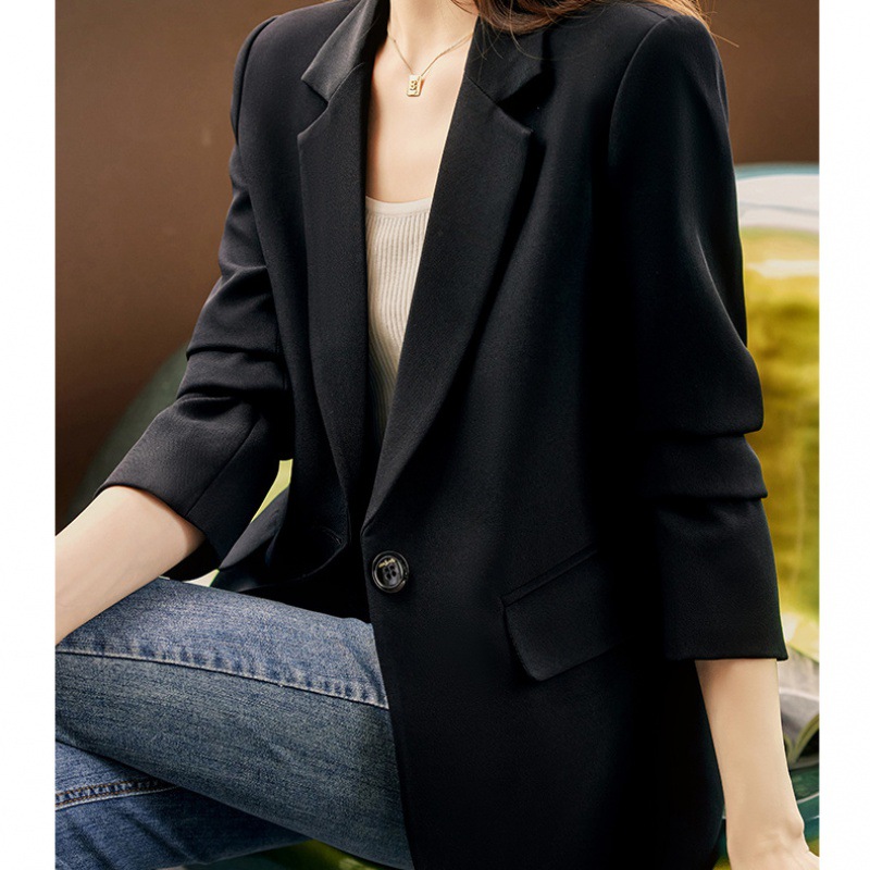 D411High-Quality Slim Fit Women's Suit Jackets - Ideal for School & Everyday Wear