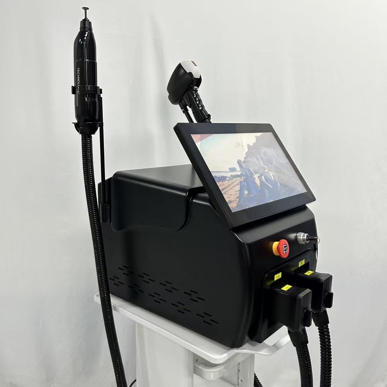 Professional 2 In 1 Diode Laser Hair Removal and Picosecond Laser Machine 3 Wavelengths Painless Hair Reduction and Tattoo Removal Device For Beauty S