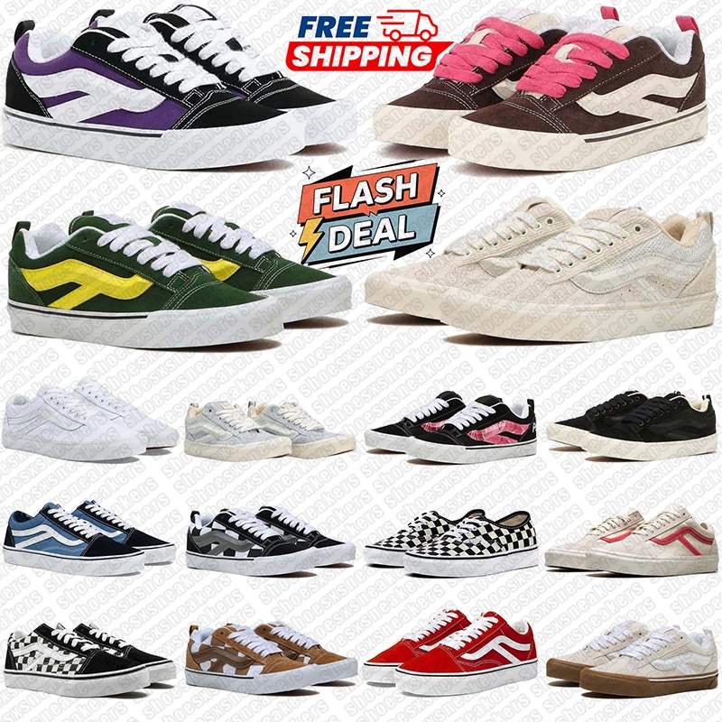 Free shipping designer Running Shoes vanssneakers skate flat shoe men women Formal trainers Black White Purple chaussure mens womens Outdoor reaction sport shoes