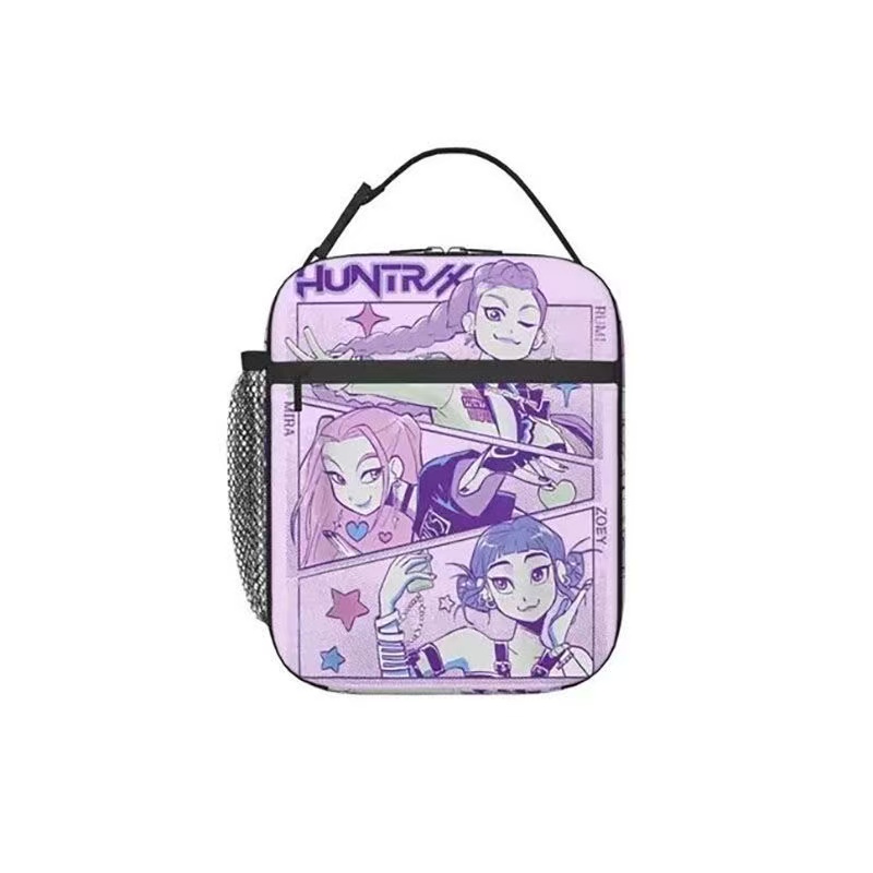 Kpop Demon Hunters Lunch Box Insulated Soft Bag Reusable Cooler Bag For Women Men Work Picnic Hiking picnic bag