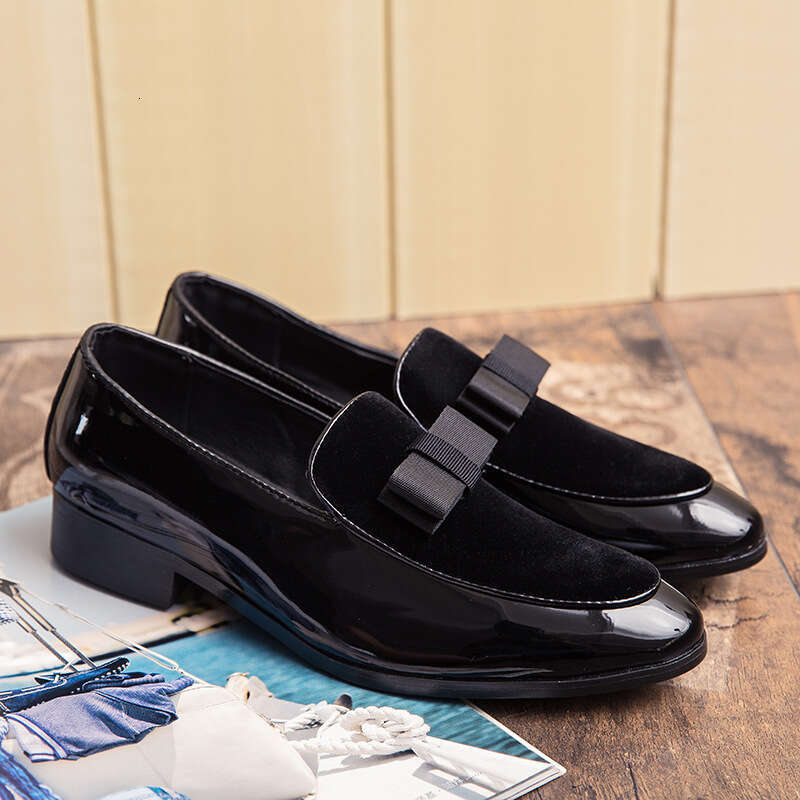 2024 plus size new British casual fashion hairstylist small leather shoes formal wear merchant