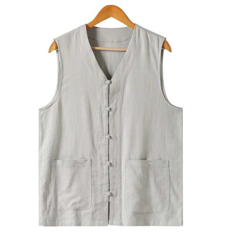 Mens Vest Dress Linen Waistcoat Jacket Male Formal Gilet For Mens Jeans Summer Casual Business Victorian Clothing X250403