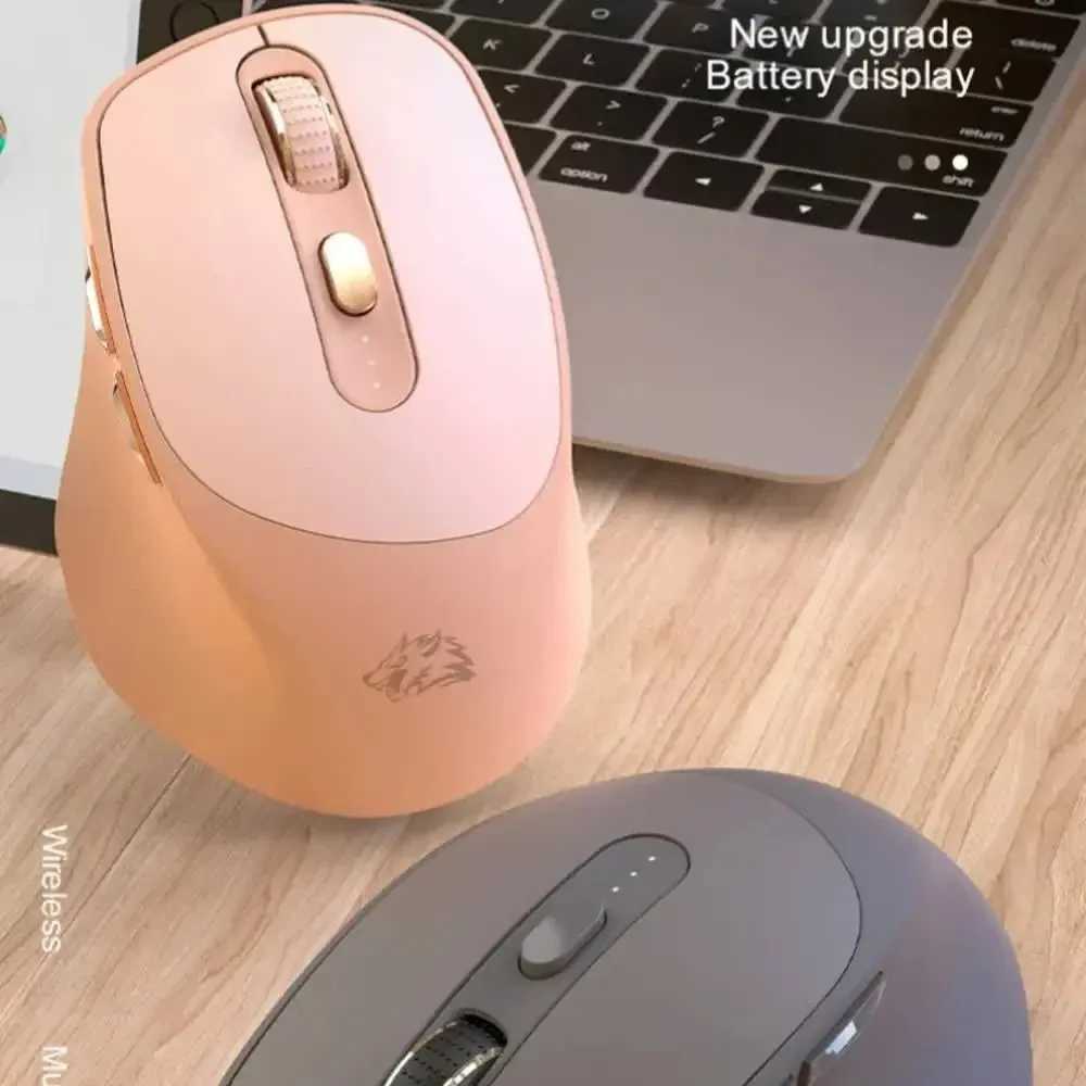 Free Wolf X7 Wireless Bluetooth Dual Mode Mouse Laptop Rechargeable Silent Office Gaming Mouse D260327