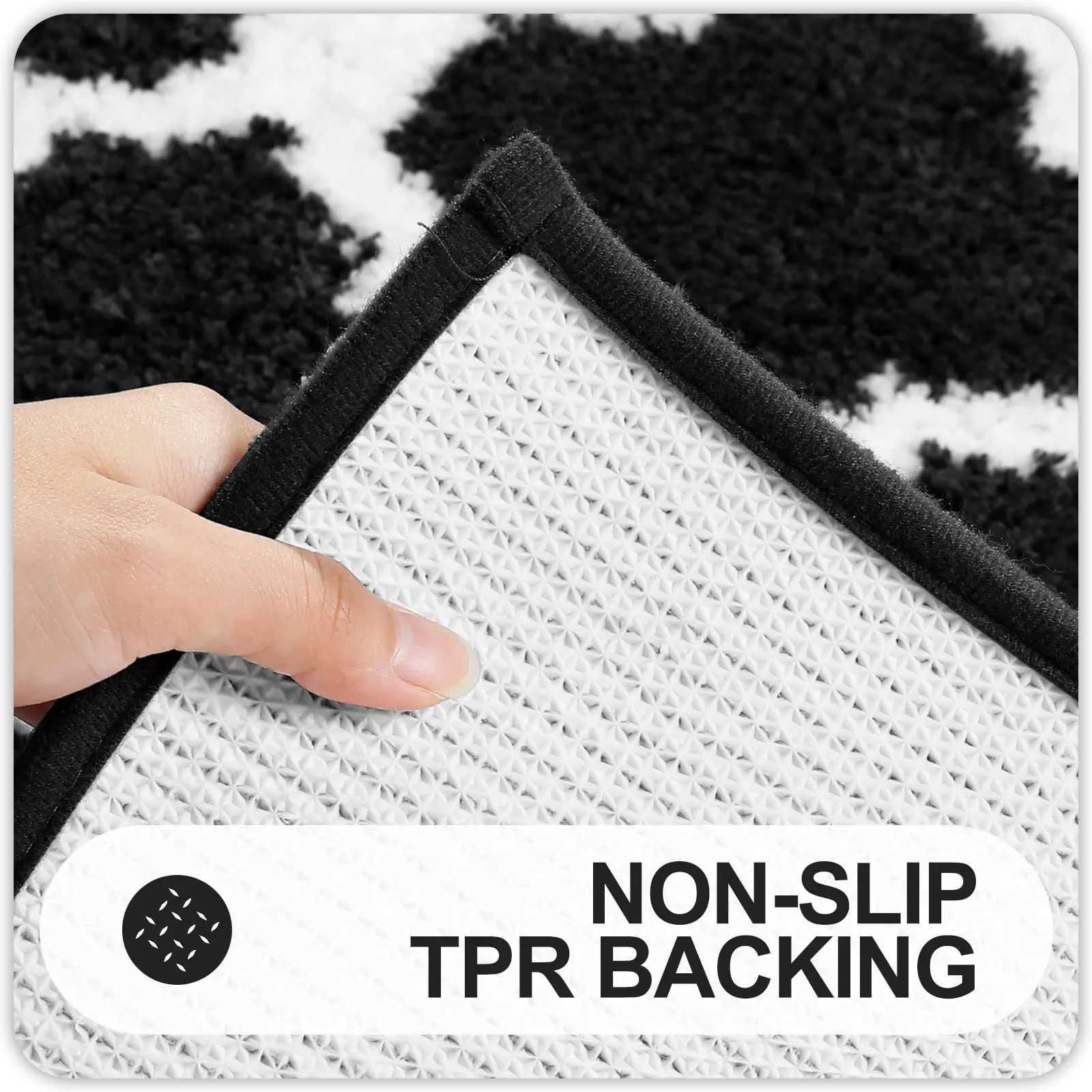 Kitinjoy Luxury Bedroom Wash Carpet Non-Slip Absorbent Shower Pad Bathroom Rug Soft Thick Living Room Plush Foot Mat Floor Decor C251103