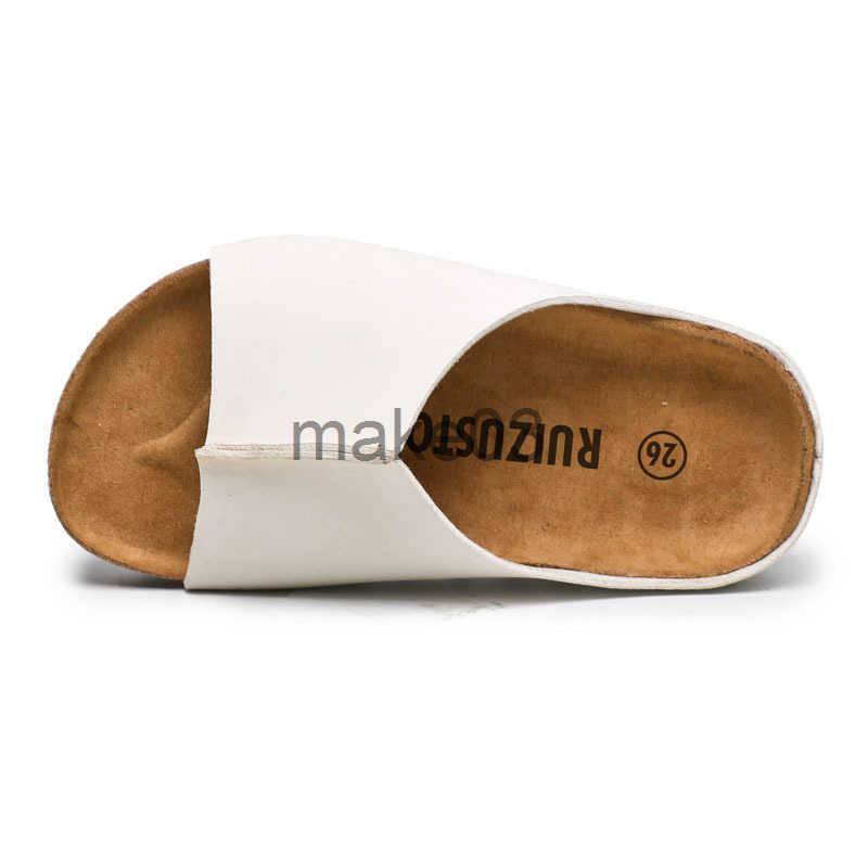 Ruizu 2024 Childrens Cool Slippers Summer New Style for Girls Comfortable Baby Korean Childrens Shoes for Boys Simple J250403