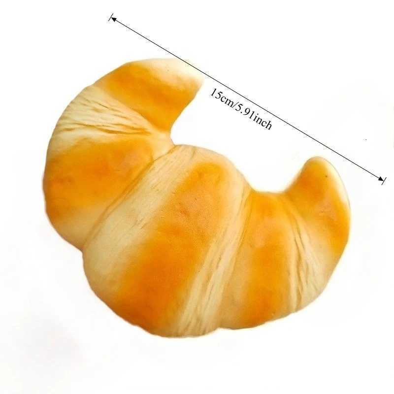 Squishy Croissant Squeeze Toy Slow Rising Sticky Stress Relief Toy Super Soft Food Creative Simulation Bread Anti-anxie toys Z251103