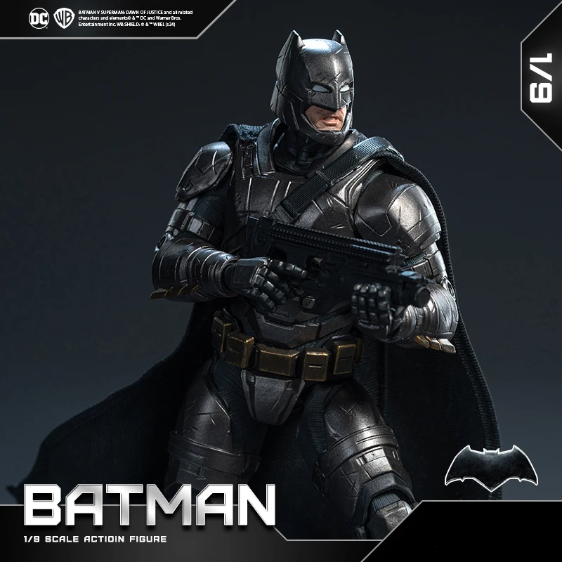 Fondjoy DC Comics Batman BvS Heavy Armor 1/9 Action Figure Wholesale - Movie-Accurate Collectible Model Kit with Interchangeable Heads, Bulk Stock for