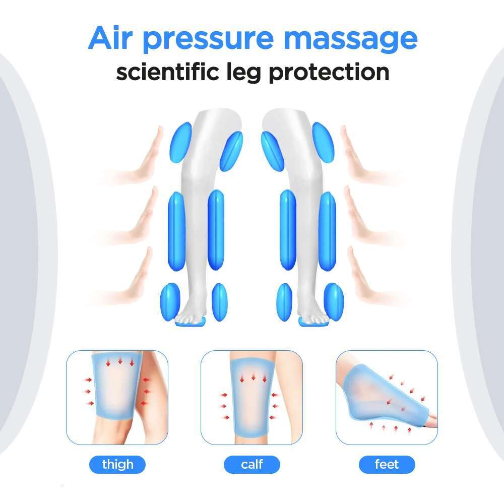 Thighs Calf Foot Massager Full Leg Airbag 3-Level Air Compression Health Care Relax