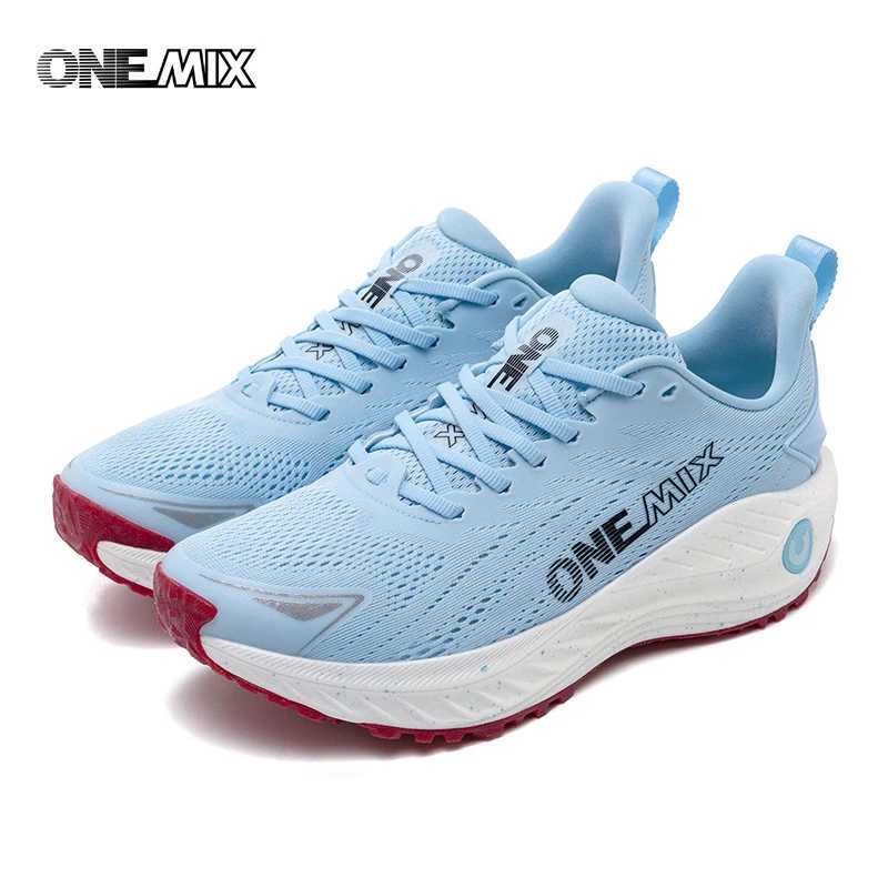 O-Resilio Running Shoes Men Cushion Stability Outdoor Sports Casual Mesh Lace-up Lightweight Gym Jogging SneakersC250403
