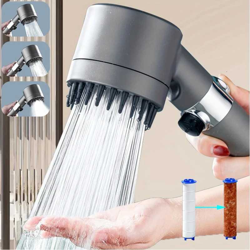 3Speed Pressure Shower with Filter Water ification for He TravelEasy InstallIdeal for Camping Backyard Y251103
