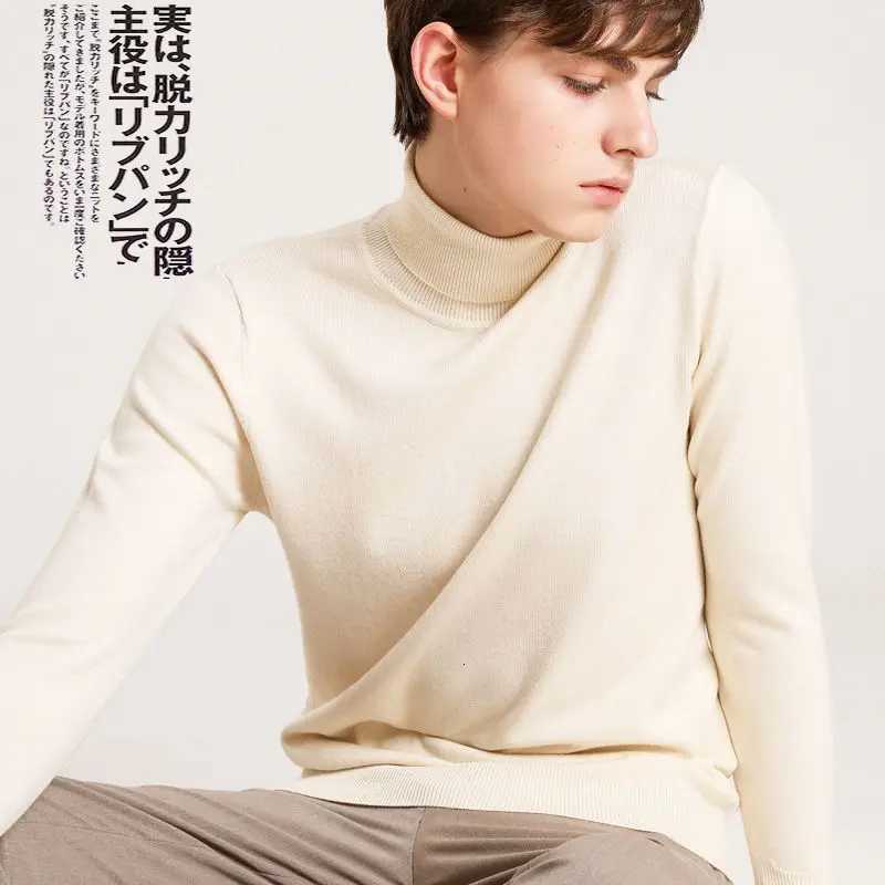 Cashmere turtleneck men sweater 2023 autumn winter jumper clothes ropa hombre pull homme hiver pullover men turtle neck sweatersT251103