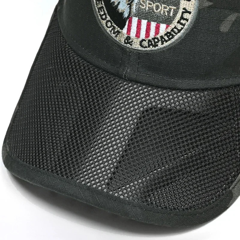 Big Head XL 60cm 63cm Man Plus Size Mesh Baseball Caps Adult Outdoors Camo Sun Hat Sport Hats Dad Trucker Caps 250402