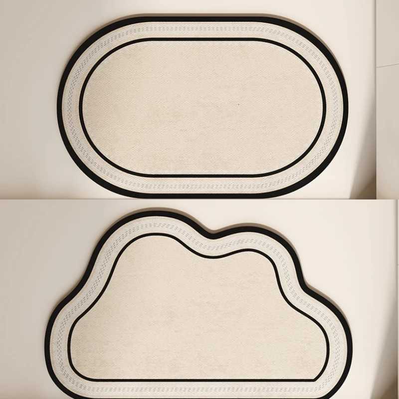 Bathroom Carpet Non-slip Floor Mat Soft Diatom Mud Absorbent Foot Mats Toilet Quick Drying Foot Mats Non-slip Carpet Shower Area C251103