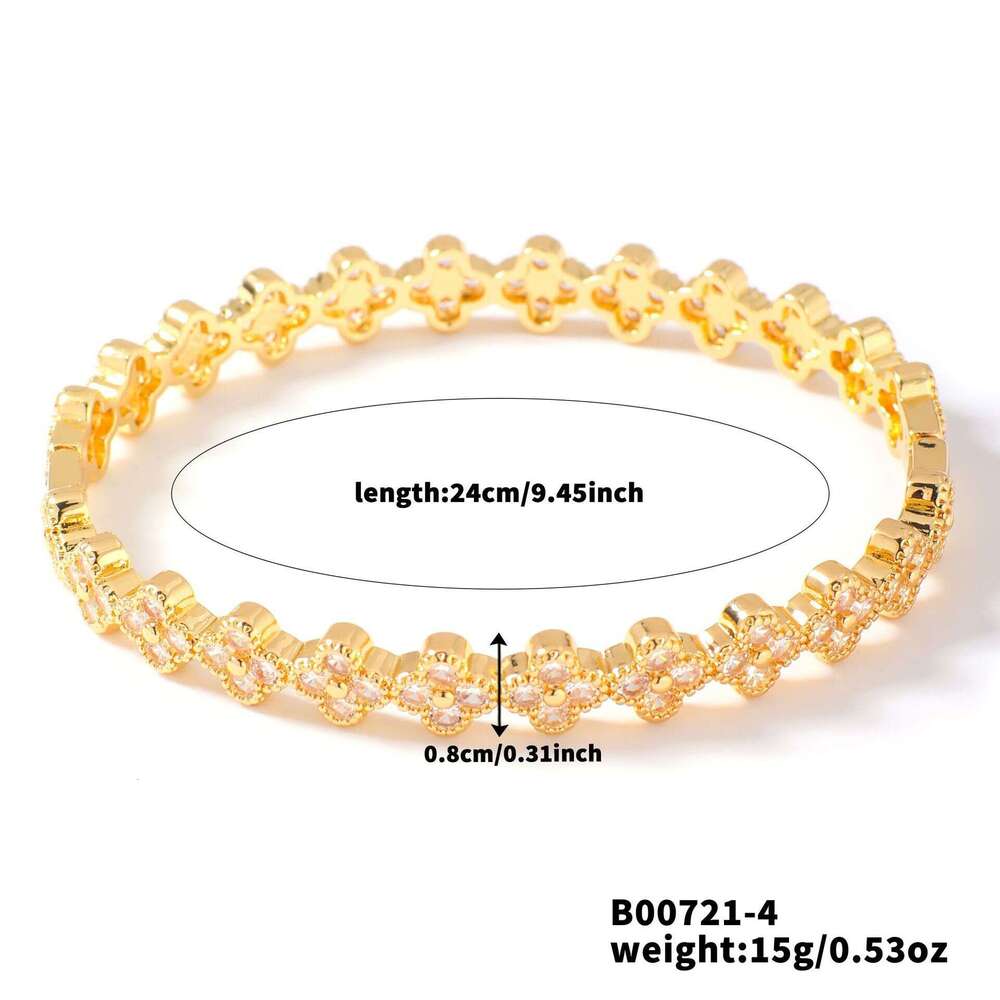 Bracelets Designer luxury Bracelet Simple Multi color Hip hop Thin Circle Double Heart Ins Style Women's studded Fashion Trendy Personality Jewel