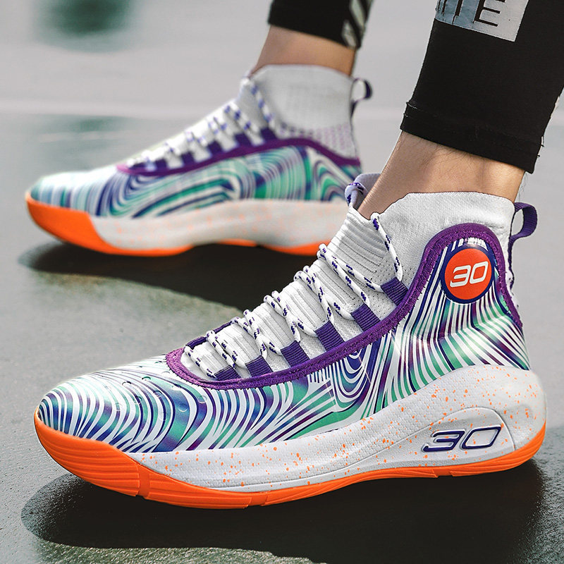 Free shipping designer basketball shoes children adolescent black blue white purple comfortable breathable outdoor handsome sport shoe classics