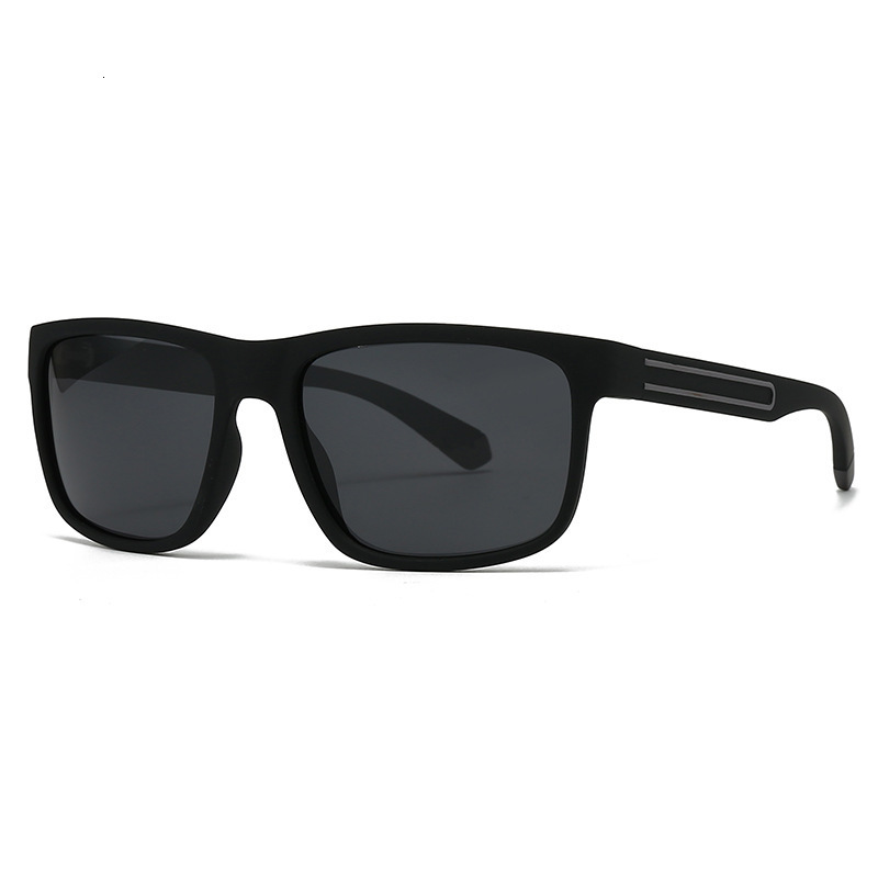 KANON Outside Polarized Mens Sunglasses Square BURNET XL Anti Sunglasses TR90 Material Frame 1.1mm Enhanced Lens CE 241114
