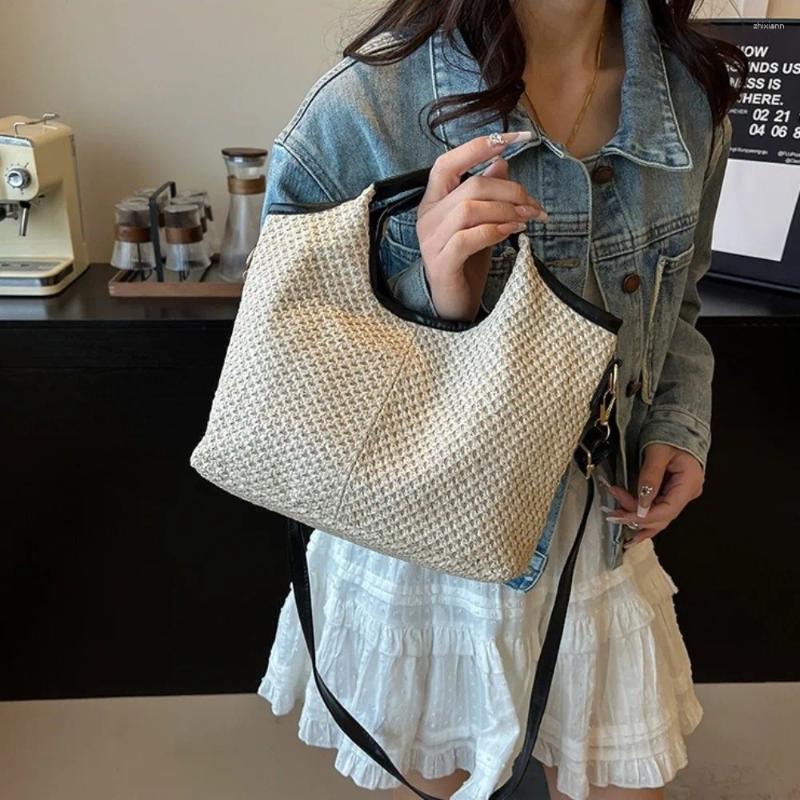 Totes Casual Sg Crossbody Bag Handwoven Straw Bohemian Messenger Shoulder Vacation
