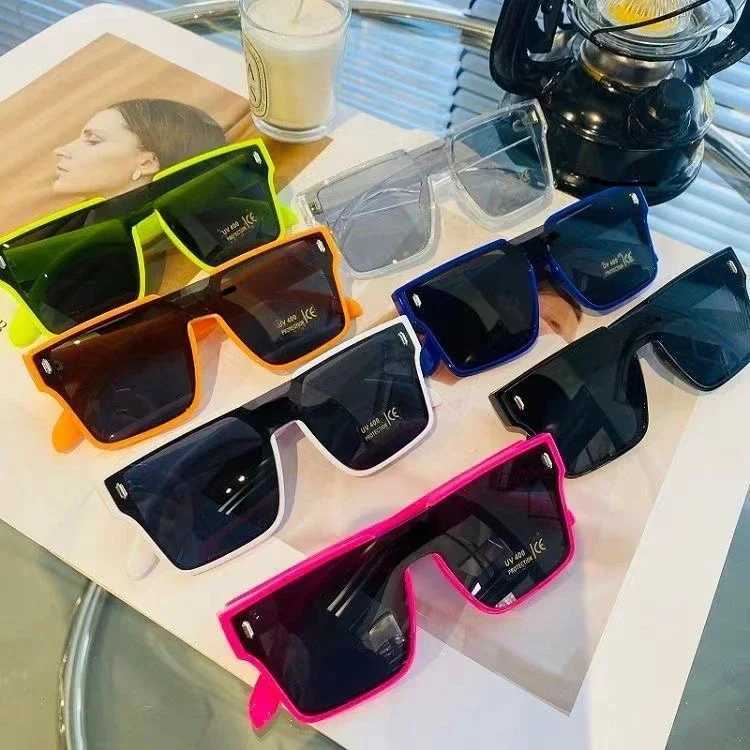 Summer Sun Glasses Retro Square Sunglasses for Kids Boys Stylish Eyeglasses Vintage Children Party Eyewear Clearance Sale