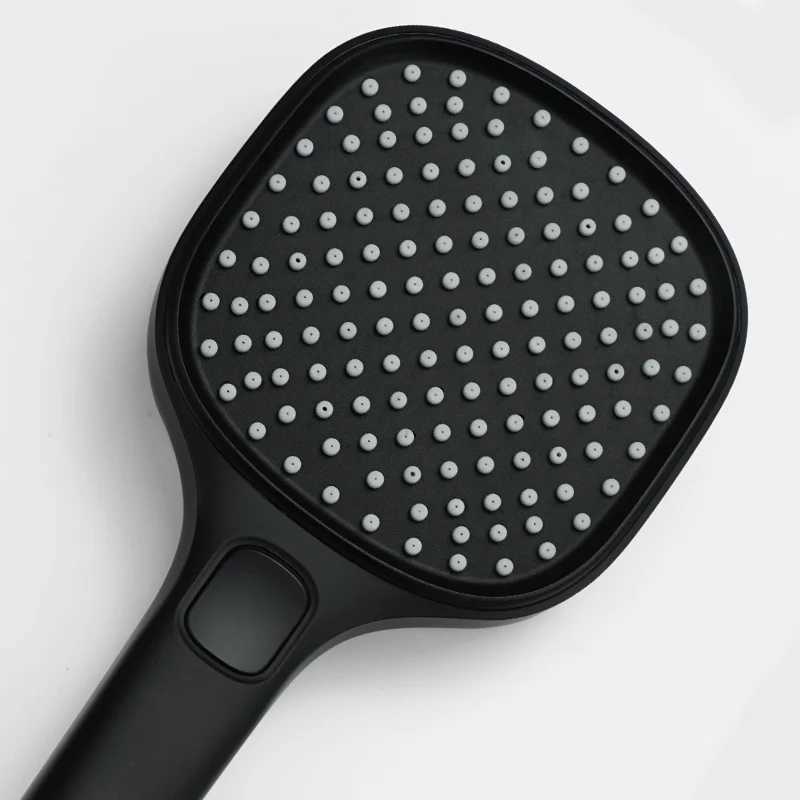Bed Gold ABS Hand Shower iti-Function Handheld Shower for Bathro Chre Grey White Black Rose Gold Shower Replace Y251103