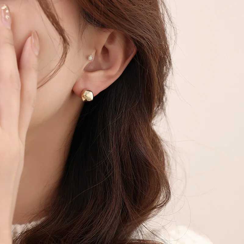 925 Silver Stud Earrings Women Style Cute Sweet Jewelry Accessories Simple Fashion Jewelry Accessories C251103