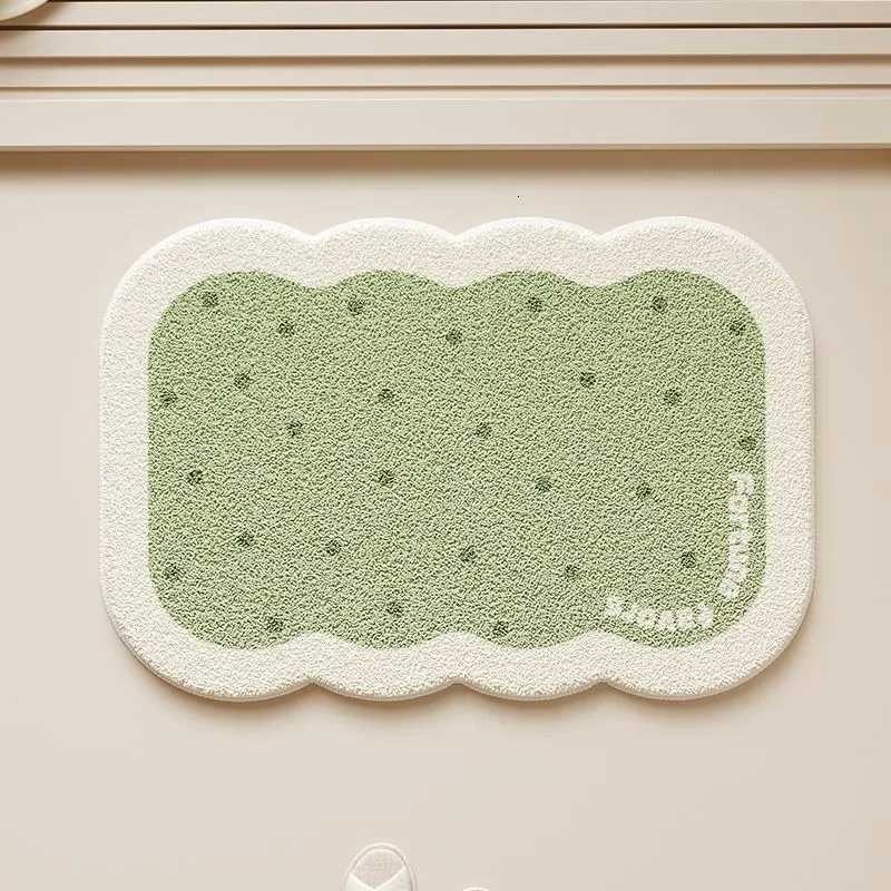 Bathroom floor mat winter bath quick drying non-slip foot mat bathroom door plush thickened carpet C251103