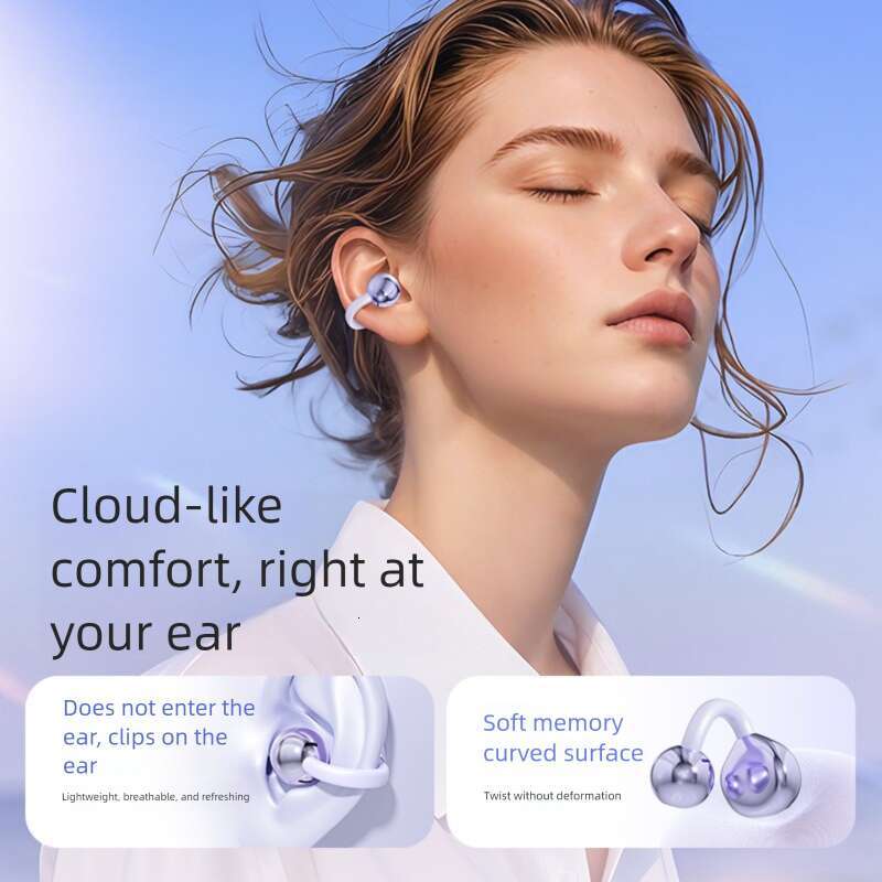 Famous Brand M Smart AI Translation Clip On Air Conduction Open Ear Non In Bluetooth Earphones
