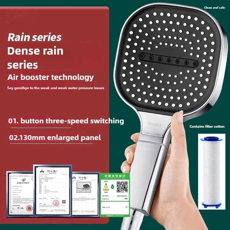 High Pressure Shower 3 Modes Adjustable Filter Shower Set New Bathro Shower Accessories Sprayer Y251103