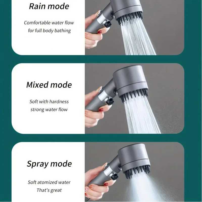 3Speed Pressure Shower with Filter Water ification for He TravelEasy InstallIdeal for Camping Backyard Y251103