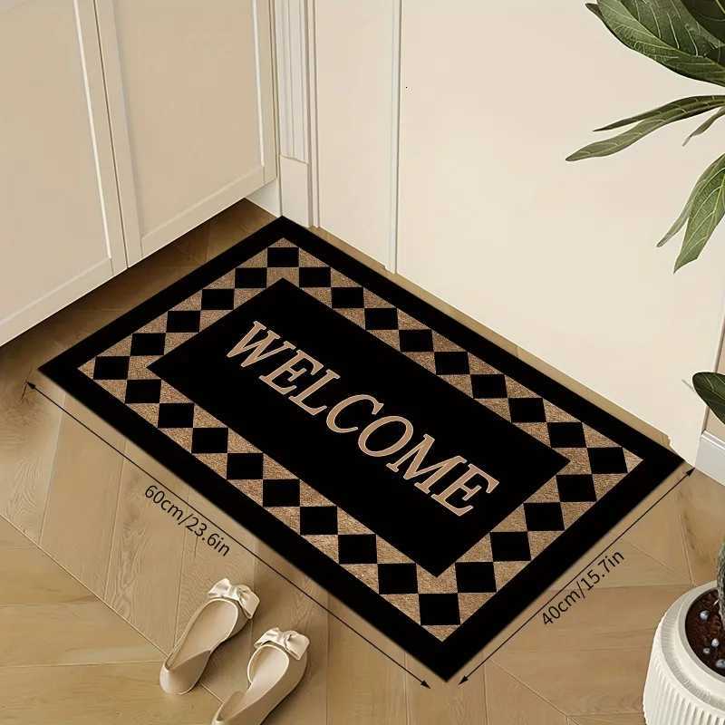 Welcome Carpet Anti Slip Indoor Door Mat Suitable for Home Decoration Indoor and Outdoor Use 100 Polyester Fashionable Felt Rug C251103