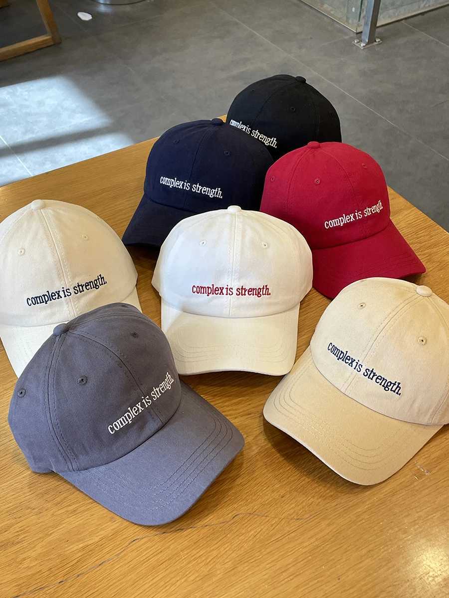 Baseball cap womens couple face shape small wide thin soft foot cap mens big face sun protection little red hat Y250403